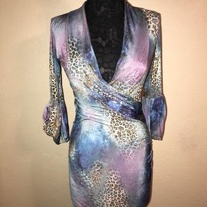 Savee Lauguna Beach Unique Print Dress